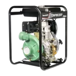Motobomba Diesel Toyama Centrifuga 3 pulg x 3 pulg, 10.5Hp TDWP80CBXP 116-037, PPL