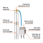 Electrobomba Truper Lapicero 1 14Pulgada 12HP 110V 16933 uso