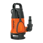 Electrobomba Truper Sumergible Agua Sucia 1 a 1 1316Pulgada 1.5HP 110V