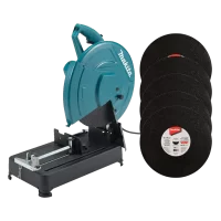 Tronzadora Makita 14Pulgadas 1650W LW1401X + 5 Discos Industrial A93859