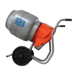 Mezcladora de Concreto Deper 150Lt Motor Electrico WEG 110V C150D+ 50986 Vista lateral