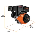 Motor Gasolina Truper 13Hp 420cc 101329 Dimensiones