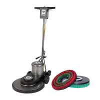 Brilladora Industrial Powerclean 20" Alta Revolución MW2000