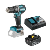Taladro Percutor Inalámbrico Makita 1/2" 40Nm 18V Brushless DHP487Z + 1 Batería 3.0A + Cargador