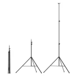 Tripode Telescopico Extensible Scangrip 2.2 a 4.5mt 03.5270. detalle despliegue