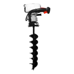 Ahoyador Gasolina KTC 52cc 2.3Hp 2 Barrenos 429-GEA52-2015K vista latt