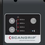 Lampara luz Led Scangrip 80000 Lm Site Light 80 Bluetooth 03.5269 Detalle control