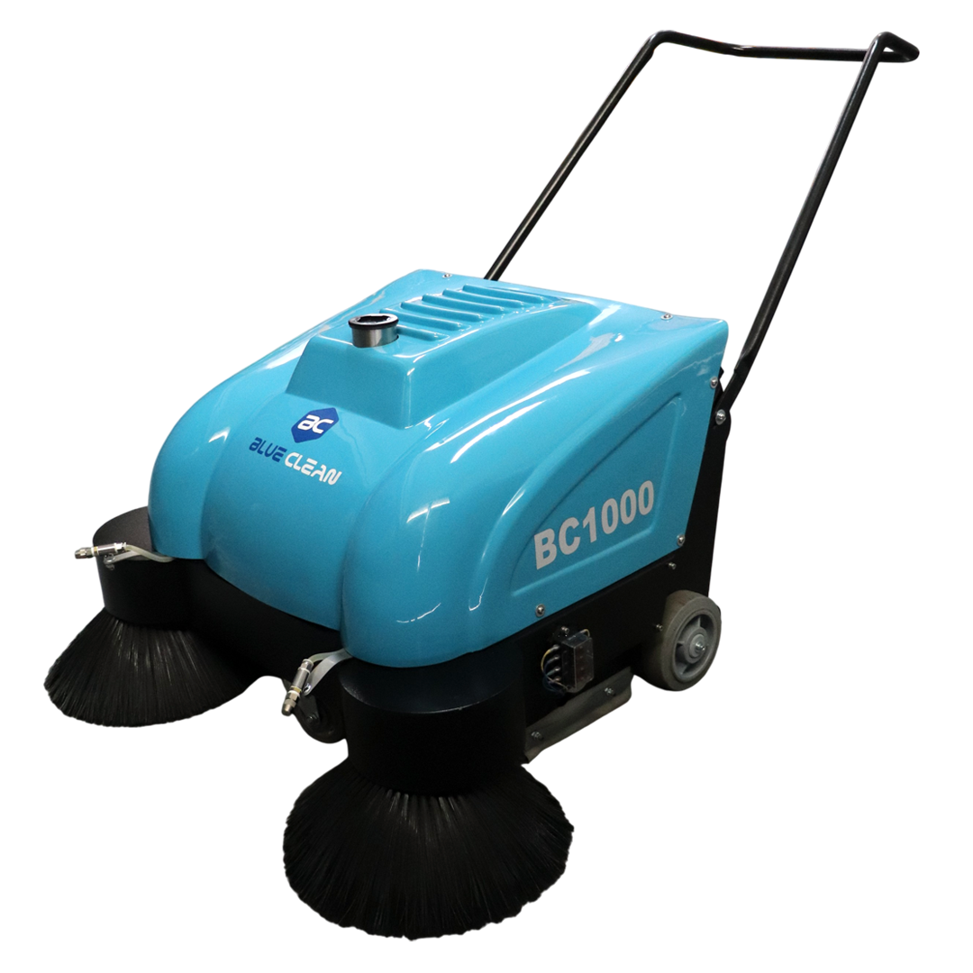 Barredora Aspiradora Inalámbrica 40” 40lt Blue Clean BC1000 Con Aspersores de agua