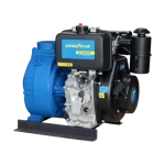 Motobomba GoodYear Autocebante 4 x 4 12hp vista atras