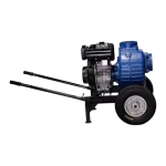 Motobomba GoodYear Autocebante 6 x 6 12hp Con Trailer vista latt