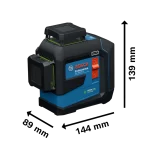 Nivel Láser Bosch 30mt GLL 80-33 G Línea Verde 3×360° + Kit vista alt