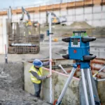 Nivel Laser Giratorio Bosch 650mt 70mt GRL 650 CHVG vista uso