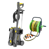 Hidrolavadora Karcher HD 4/9P -1.900 PSI + Kit Manguera 30mt + Carrete + Acoples