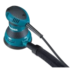 Lijadora Rotorbital Makita 5 300w BO5030 vista atras