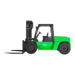 Montacargas Electrico 7.0ton 80v EFL702 Vista latt