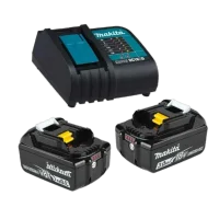 Cargador de Batería Makita 18v DC18RC + 2 Baterías 18v 3.0Ah Starter Kit