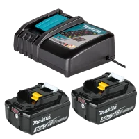 Cargador de Batería Makita 18v DC18RC + 2 Baterías 18v 3.0Ah Starter Kit