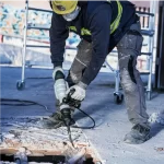 Cincel Punta SDS Max Bosch 400mm vista uso