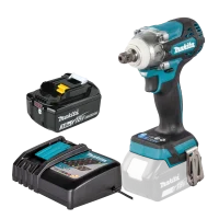 Llave de Impacto Inalámbrica Makita 1/2" 330Nm 18V LXT DTW301Z Brushless + Cargador + 1 Batería