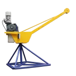 Pluma Grua Maquitec 500kg Tipo Malacate Motorreductor 3.0hp 220-440v 3f sub-bajada P500MFM-1 Vista lateral