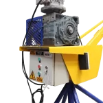 Pluma Grua Maquitec 500kg Tipo Malacate Motorreductor 3.0hp 220-440v 3f sub-bajada P500MFM-1detalle tablero cntrl