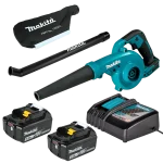 Soplador-Aspirador-Inalambrico-Makita-0-a-18.000-RPM-18V-DUB185ZX2 + Cargador + 2 Bat