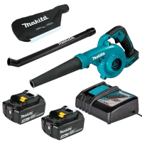 Soplador Inalámbrico Makita 0 a 18.000rpm 18v DUB185ZX2 + Cargador + 2 Baterías