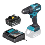 Taladro Percutor Inalambrico Makita 0.5P 65Nm 18v DHP490Z Brushless + Cargador + 1 Bateria