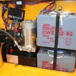 Estibador de Altura Electrico 1500kg 3.5mt Red Lift KAF15-35 Detalle interno