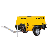 Compresor de Tornillo Portátil 185cfm 7bar 44hp Kaeser Mobilair M50 Carcasa Metálica