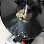 Carrete Manguera Industrial + Manguera Alta Presion 1QP x30mt 3600psi Danau SEHR-PT30-1+Valvula de pedal + 2 boaquillas detalle 001