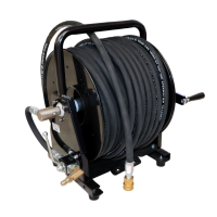 Carrete Manguera Industrial + Manguera Alta Presión x60mt 4700psi Danau