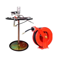 Grasera Inyector Neumático Para Adaptar a Tambor 397lb 5000psi Arco + Carrete Retráctil