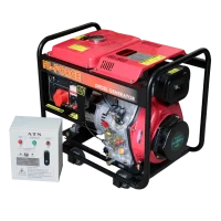 Planta Eléctrica Diésel 7.2kVA 120v/1f  240v/3f + ATS Barnes DG9000CLE + ATS3F