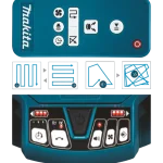 Aspiradora Inalambrica Robotizada 18v 2.5lt Brushless Makita vista zoom 3