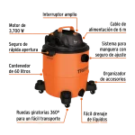 Aspiradora en Seco y Humedo 3700w 45lt Truper 101520 vista prt