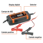 Cargador de Bateria 110v240v Truper 4A 104009 vista part