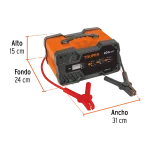 Cargador de Bateria 12v24v Truper 100A 104011 vista dim