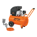 Compresor de Aire Lubricado Truper 12hp 50lt 16095 vista ppl
