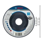 Disco Abrasivo Bosch 6 x 45 x 15 A24PBF Desbaste Metal 2608619743 vista med