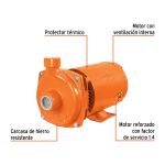 Electrobomba Centrifuga 1 14×1 1.0Hp Truper 115v230v 100433 vista part