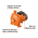 Electrobomba Centrífuga 1×1 34Hp Truper 127v 10073 vista part