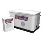 Planta Eléctrica A Gas PropanoNatural KTC 13.8KVA 230v 3F 463-SGG15-3 vista +ATS