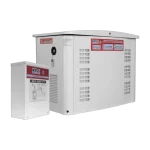 Planta Electrica A Gas PropanoNatural KTC 21KVA 230v 1F 463-SGG22 vista +ATS