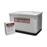 Planta Electrica A Gas PropanoNatural KTC 28KVA 230v 1F 463-SGG30 vista +ATS