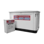 Planta Electrica A Gas PropanoNatural KTC 35KVA 220v 3F 463-SGG35-3 vista +ATS