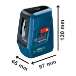 Nivel Laser Bosch NIVELOX GLL3XG 0601065FG0 vista med