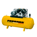 Compresor de Aire Lubricado 15hp 500lt 220v Ferrara Italiano FR2-56500L AC-FR160010500 vista ppal