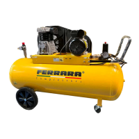 Compresor de Aire Lubricado 2.0hp 150lt Ferrara Italiano FR1-9100L