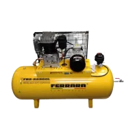Compresor de Aire Lubricado 5.5hp 270lt 220v Ferrara Italiano FR2-22300L
